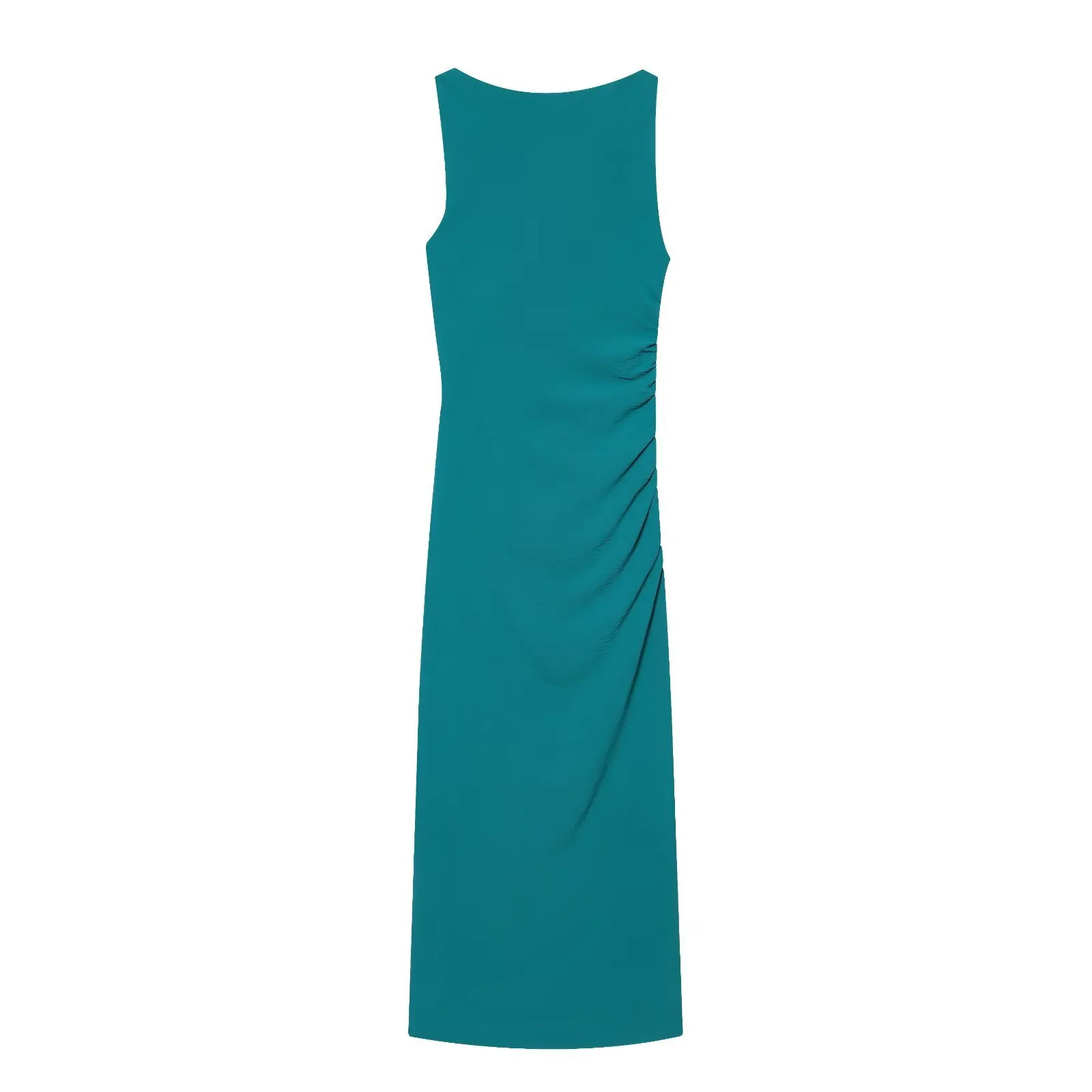 Damen Maxikleid mit elegantem Faltenwurf und asymmetrischem Saum R&B - Image 2