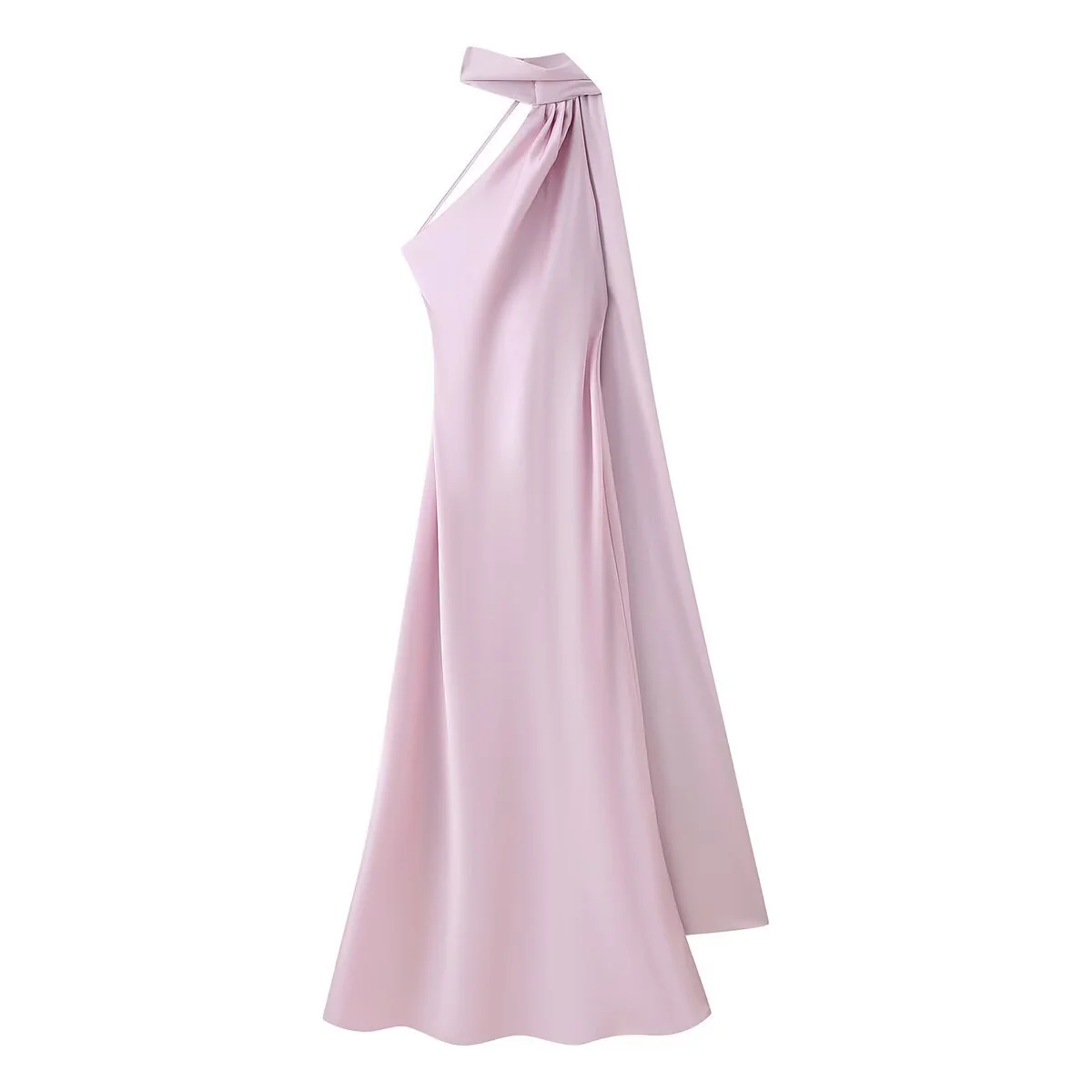 Damen Maxikleid mit elegantem Halterneck und fließendem Schnitt R&B - Image 8