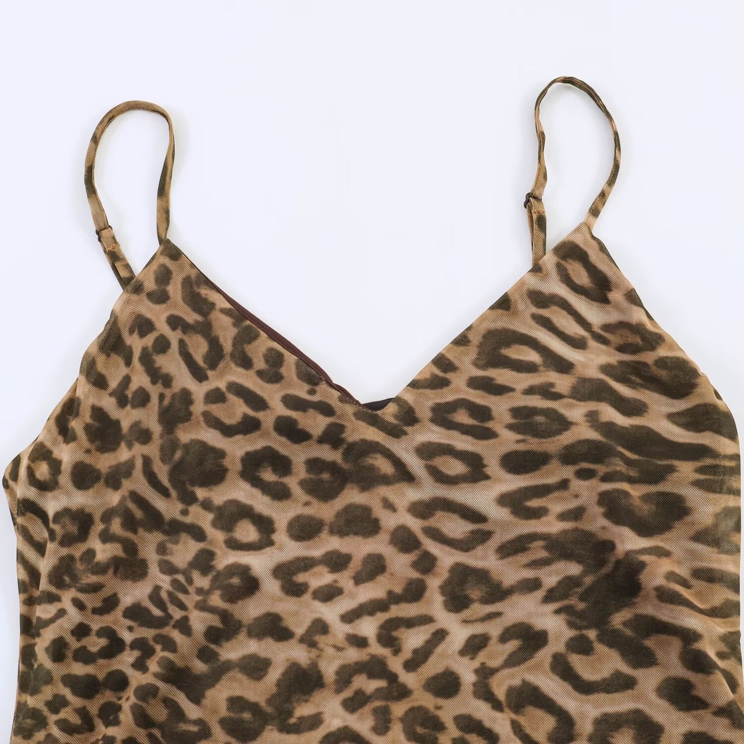 Damen Maxikleid mit elegantem Leo-Print und fließendem Schnitt R&B - Image 3