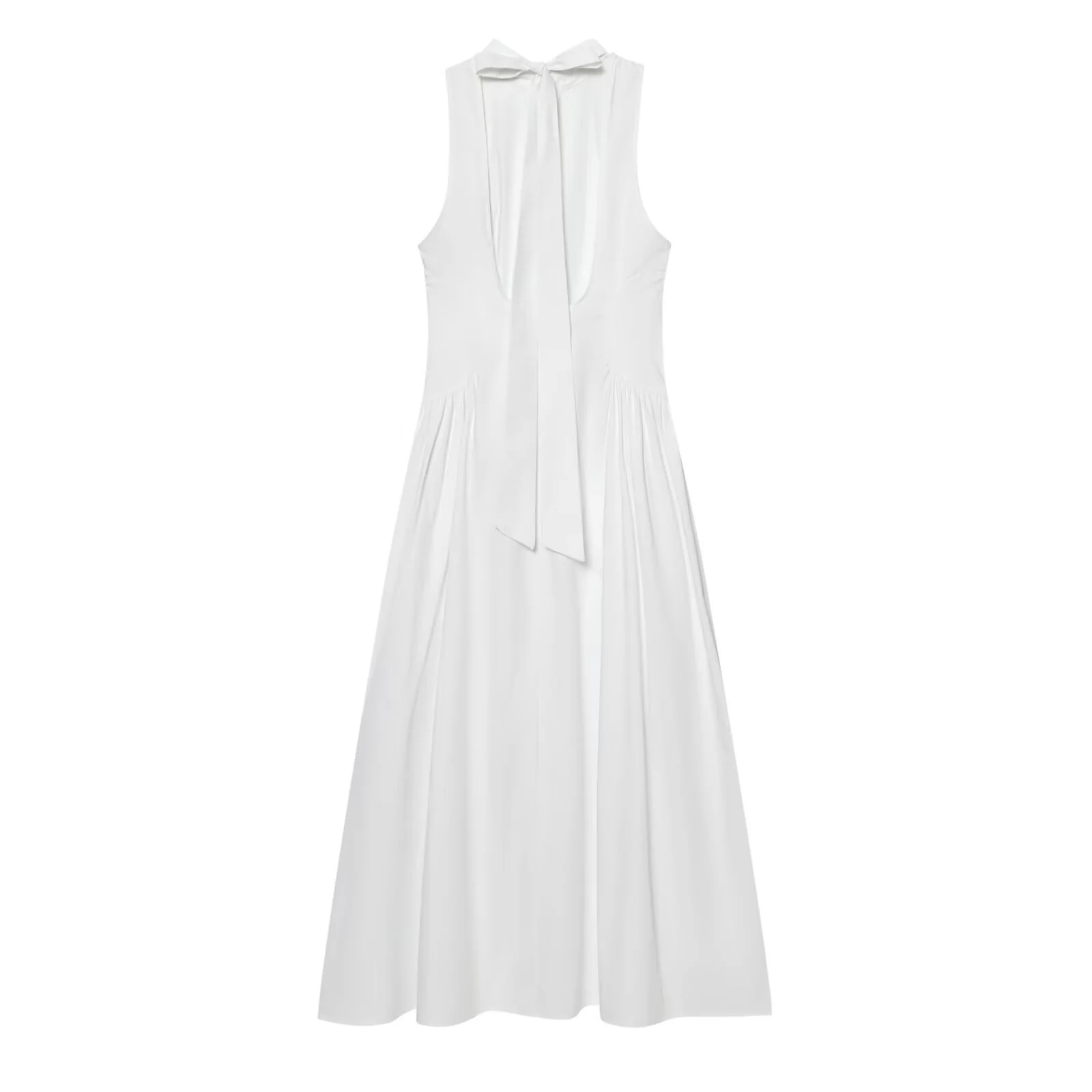 Damen Maxikleid mit elegantem Rundhalsdesign und fließendem Schnitt R&B - Image 2