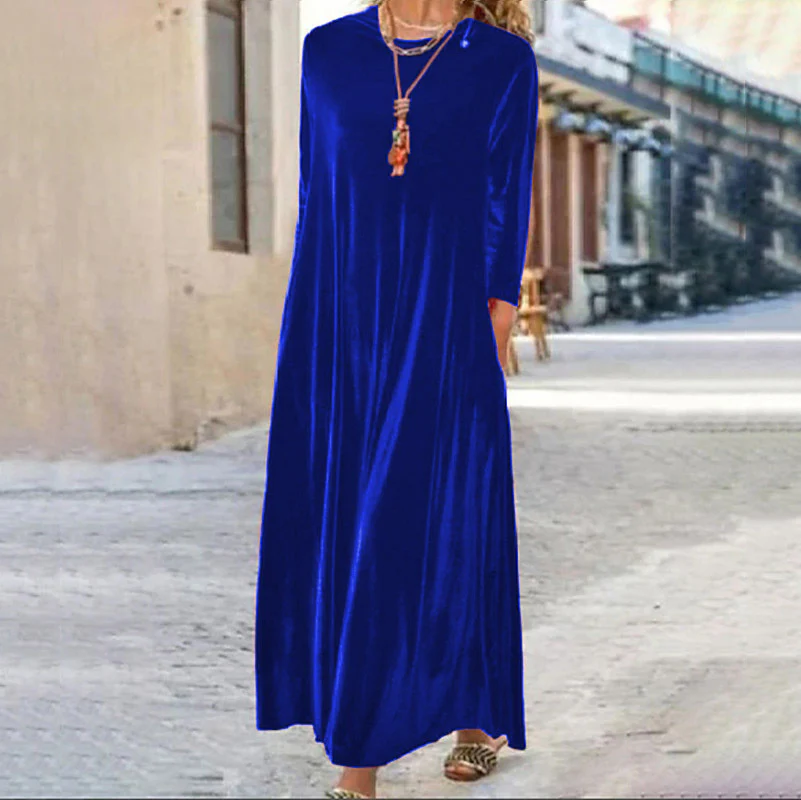 Damen Maxikleid mit elegantem Schnitt und Taschen R&B - Image 10