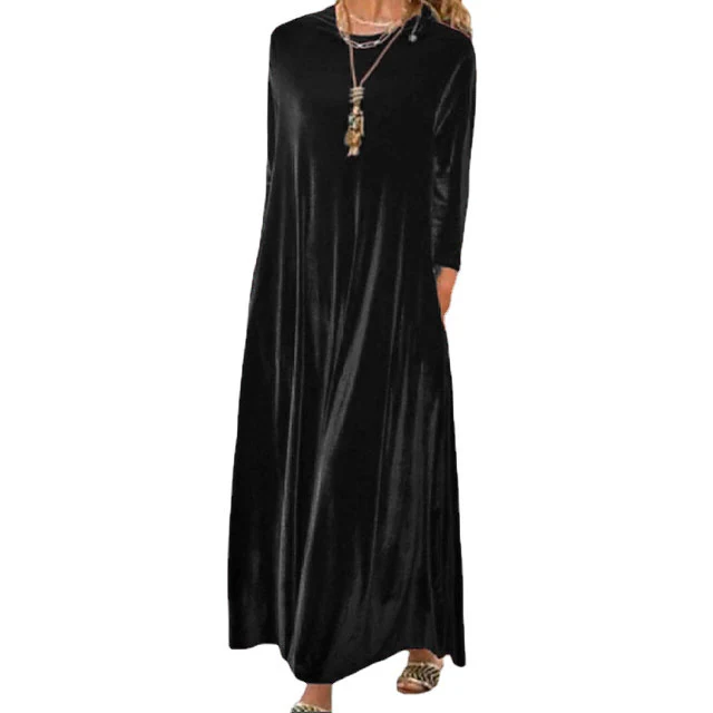 Damen Maxikleid mit elegantem Schnitt und Taschen R&B - Image 5