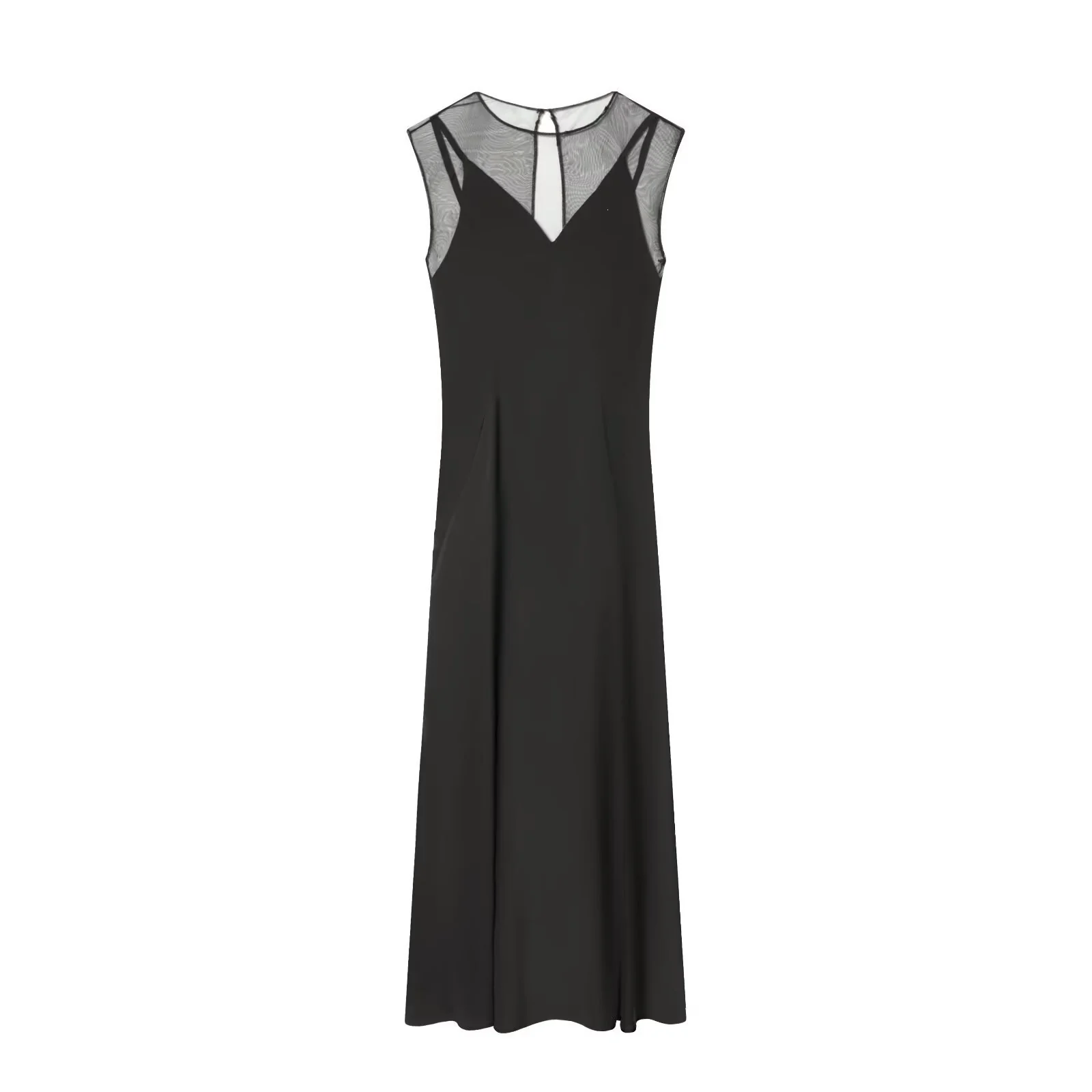 Damen Maxikleid mit eleganter Transparenz R&B - Image 5