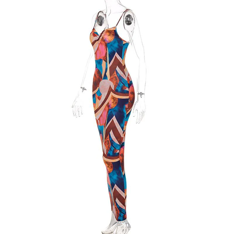 Damen Maxikleid mit hohem Schlitz und modernem Zebramuster R&B - Image 10