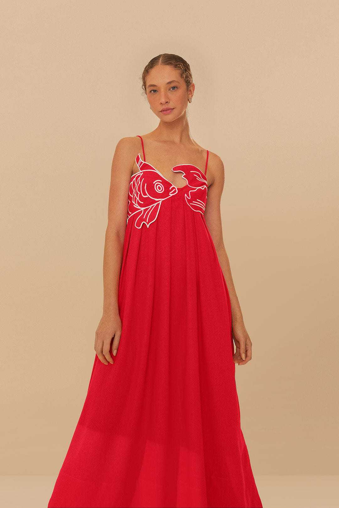 Damen Maxikleid mit kreativem Fischdesign R&B - Image 7