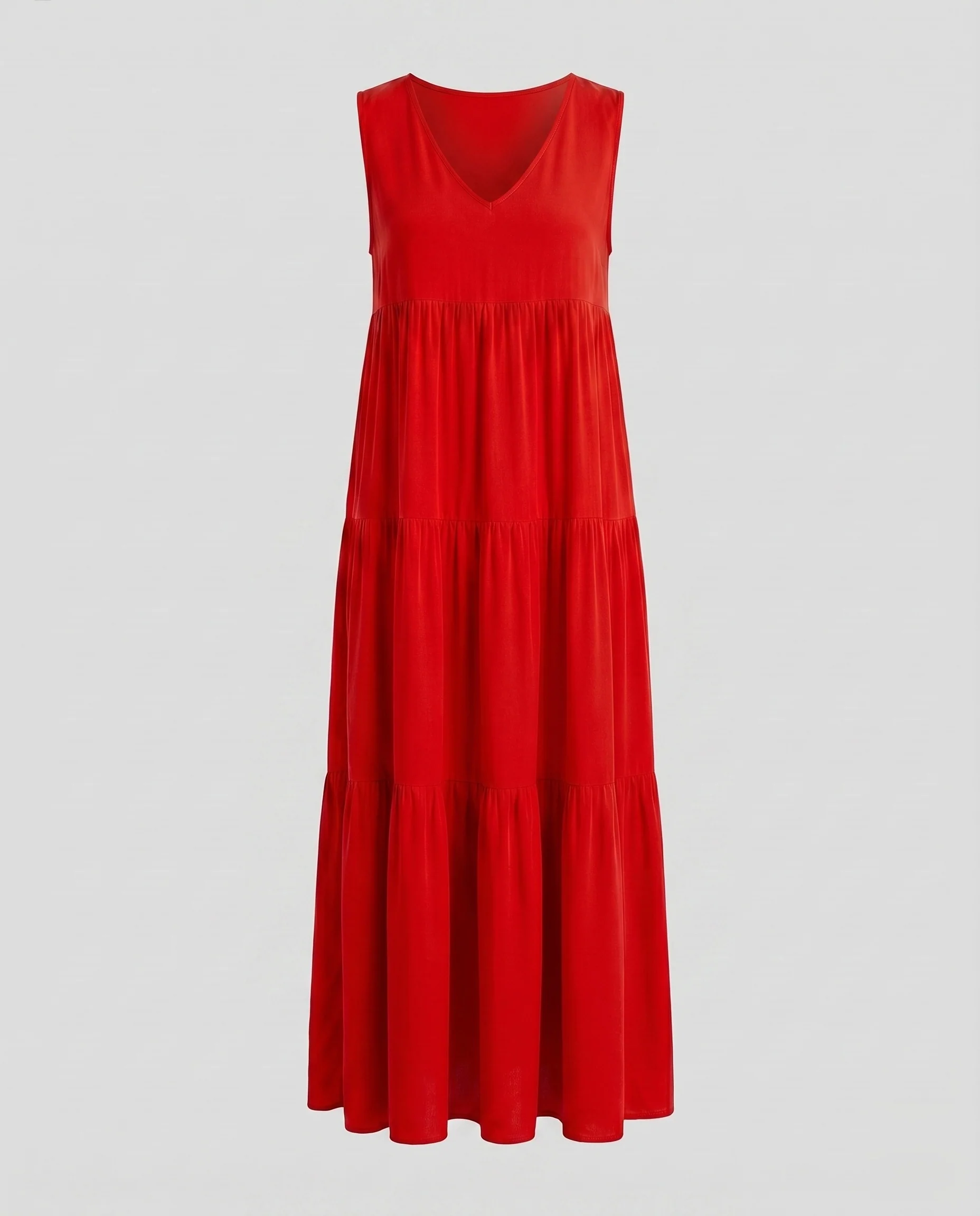Damen Maxikleid mit lässigem Schnitt und Volantdetails R&B - Image 8