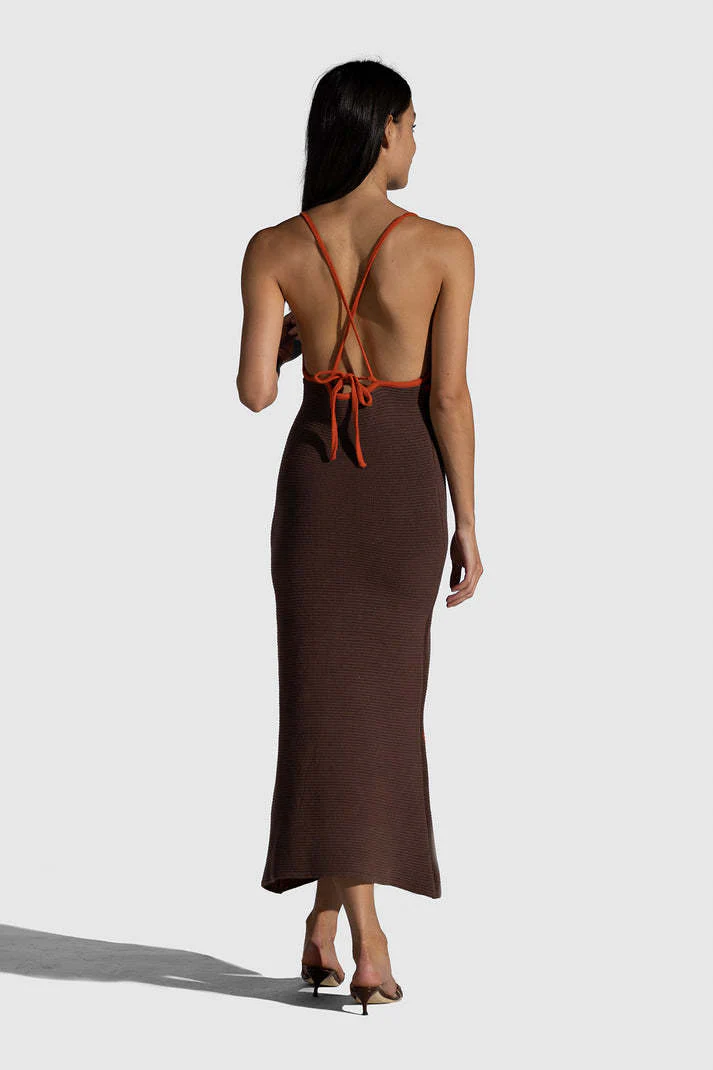 Damen Maxikleid mit raffiniertem Häkelmuster und floralen Akzenten R&B - Image 5