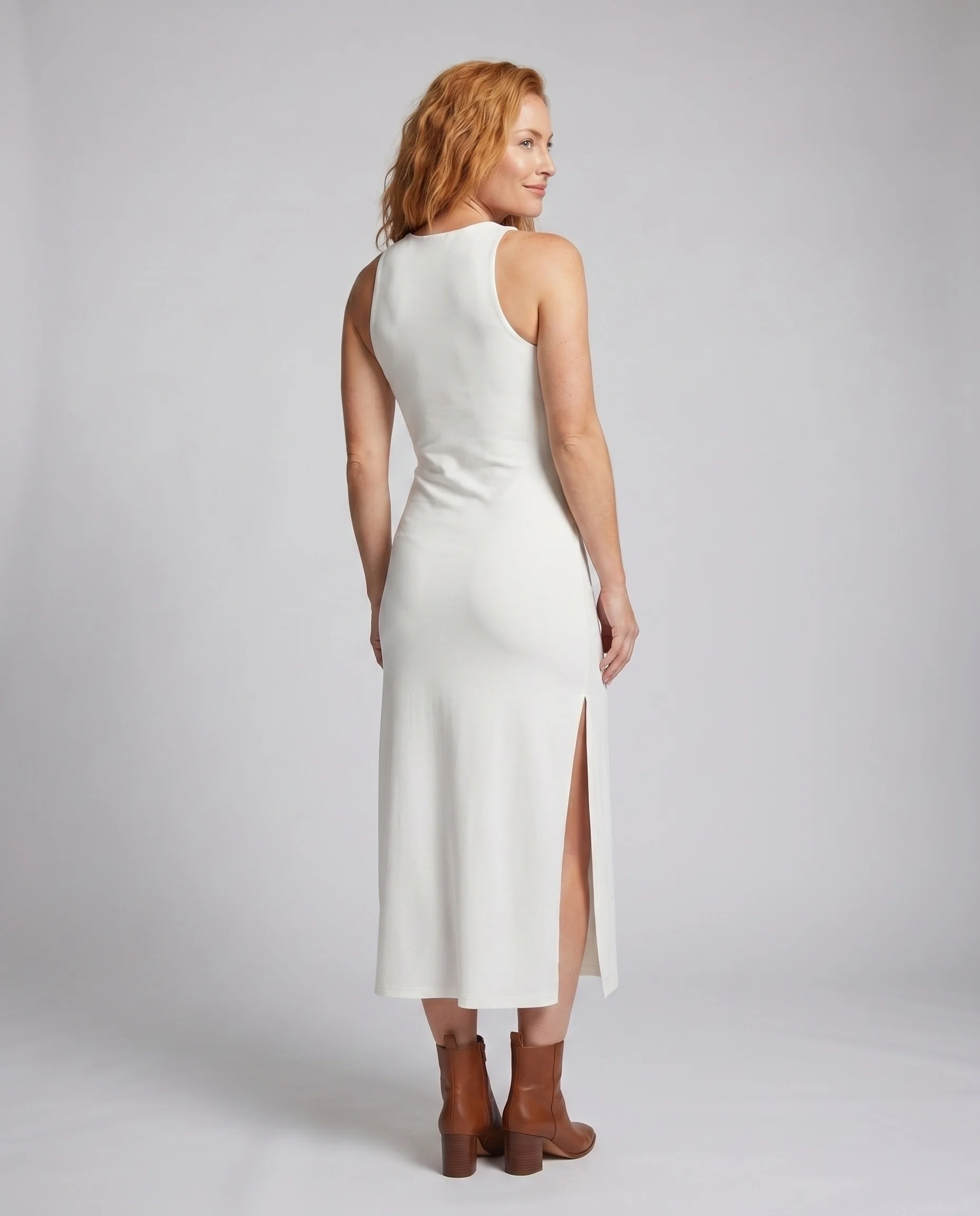 Damen Maxikleid mit seitlichem Schlitz - Image 4
