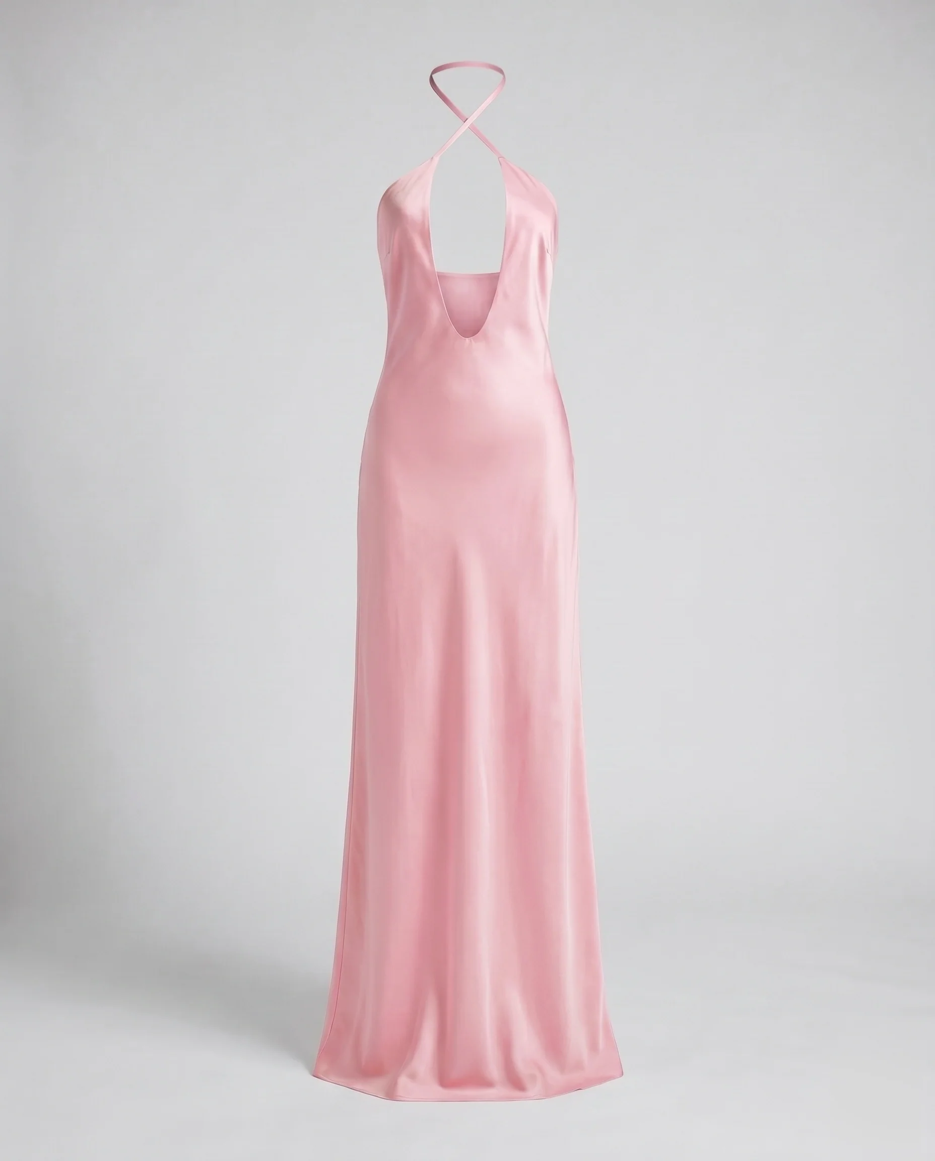 Damen Maxikleid mit tiefem V-Ausschnitt und elegantem Rückendetail R&B - Image 6