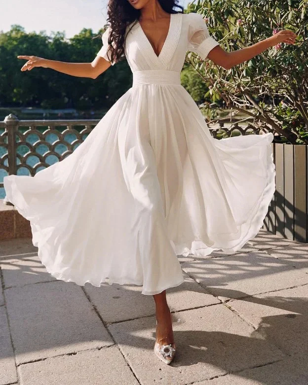 Damen Maxikleid mit voluminösen Ärmeln R&B - Image 2