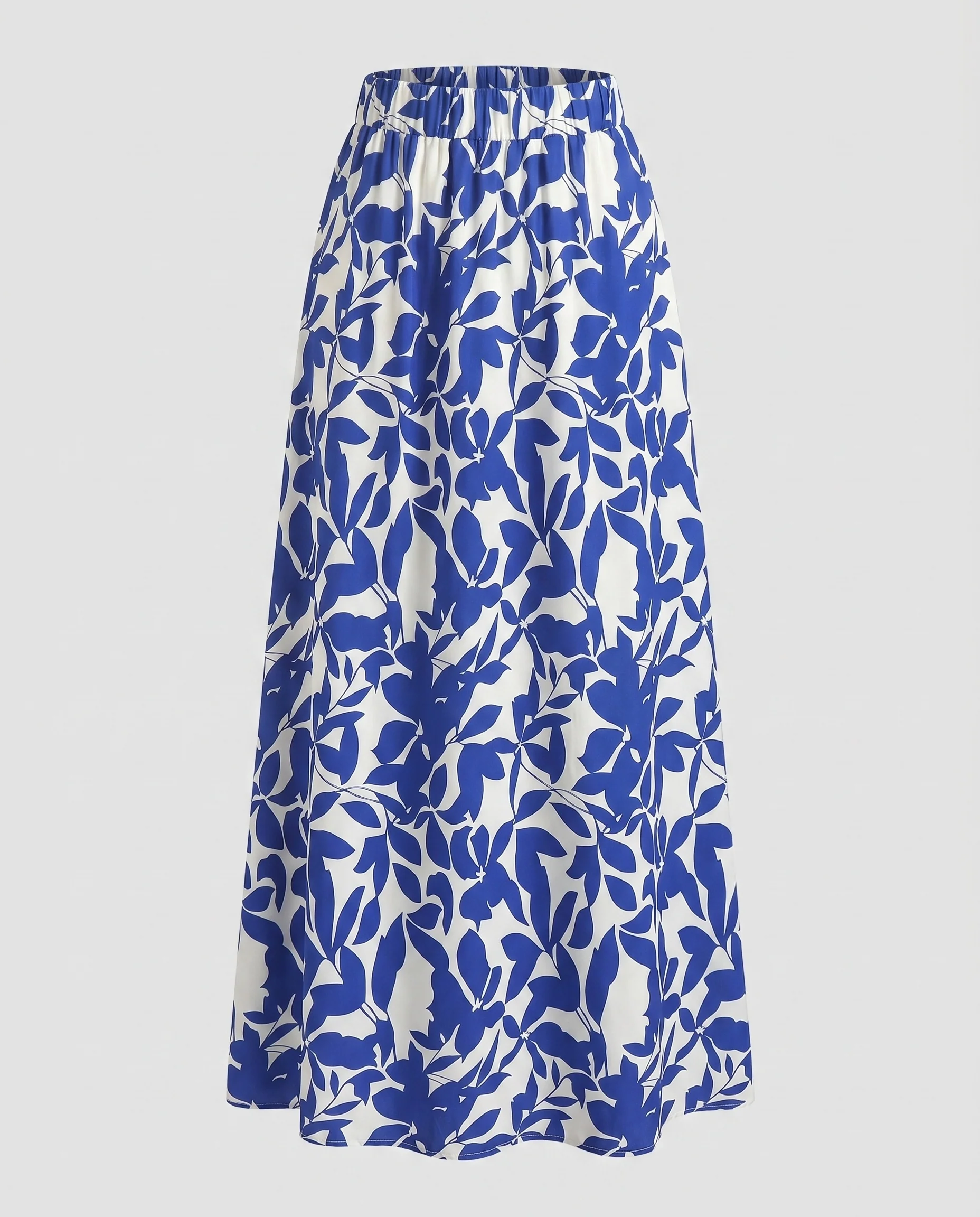 Damen Maxirock mit elastischem Bund und verspieltem floralen Muster - Image 5