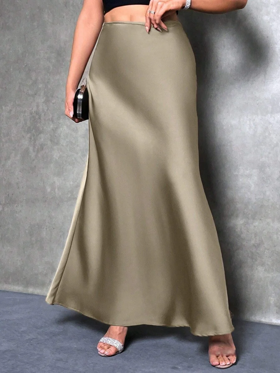 Damen Maxirock mit fließendem Schnitt und elegantem Fall R&B - Image 21