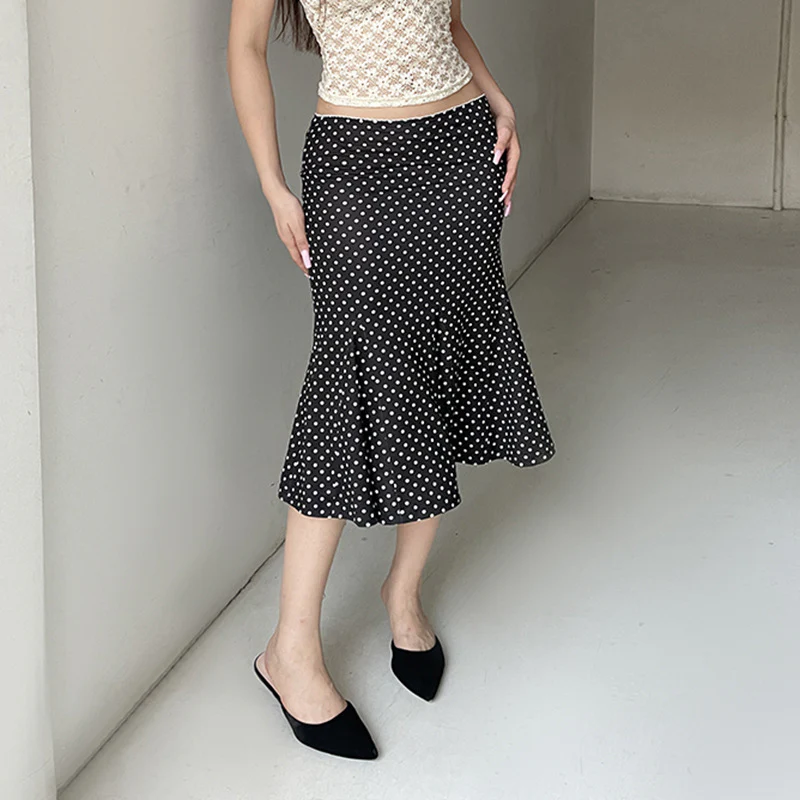 Damen Midi-Rock mit sanft fallendem Saum und elastischem Bund R&B - Image 3