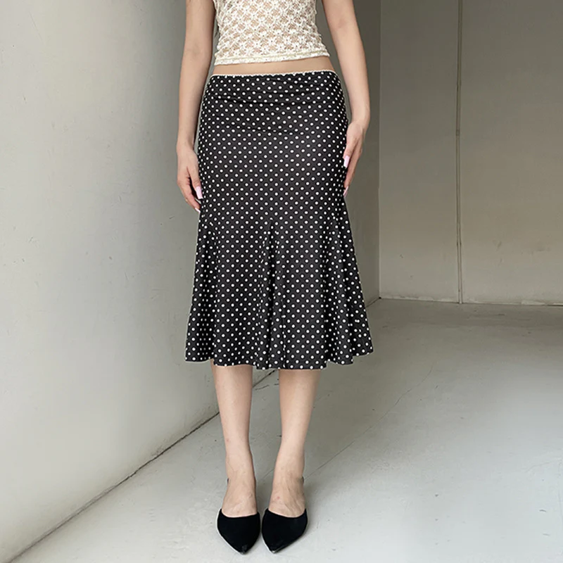 Damen Midi-Rock mit sanft fallendem Saum und elastischem Bund R&B - Image 4