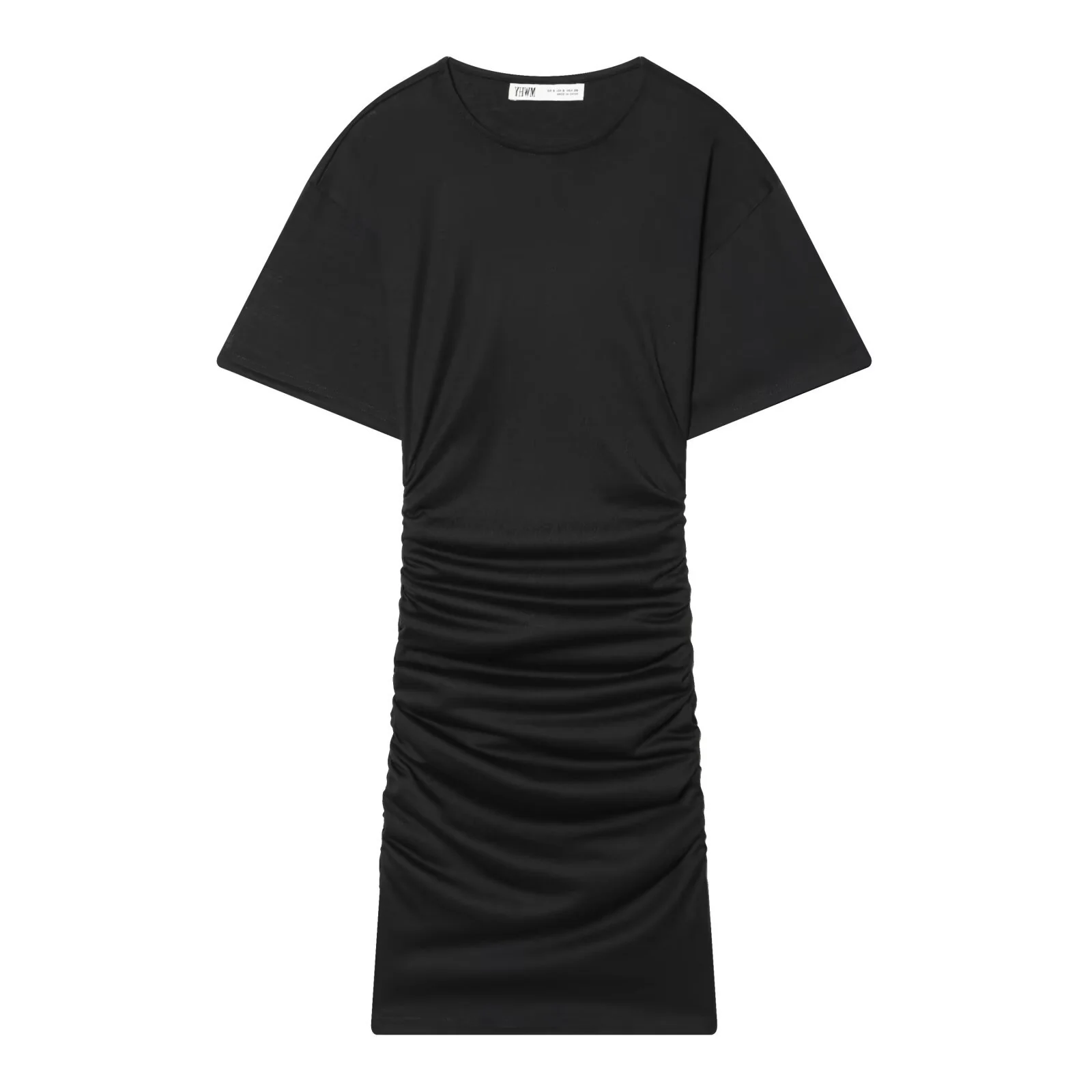 Damen Midikleid mit eleganter Raffung und weitem Kurzarm R&B - Image 4