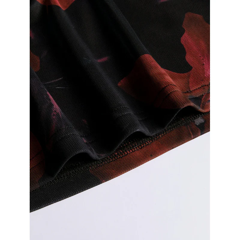 Damen Minikleid mit floralen Akzenten und verführerischem Schnitt R&B - Image 3