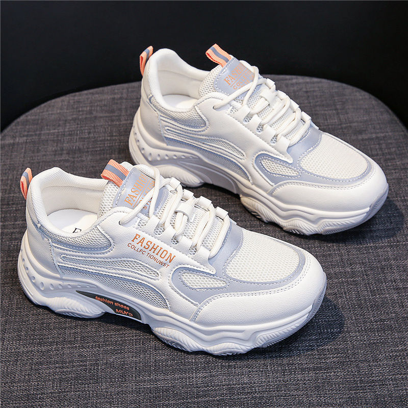 Damen Modische Sneaker mit dicker Sohle und atmungsaktivem Obermaterial R&B