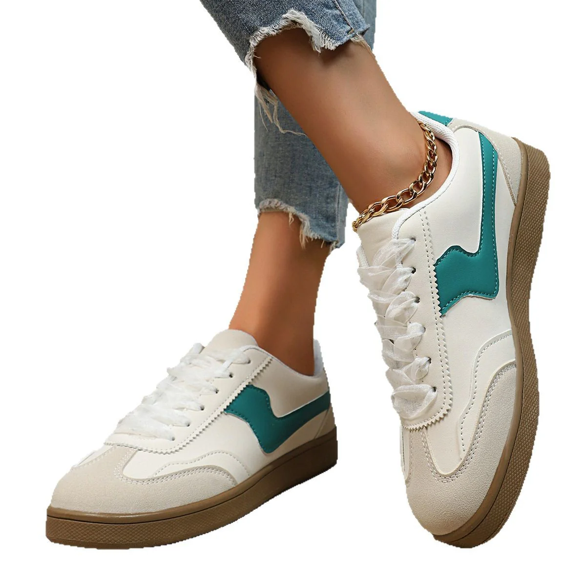 Damen Mode Sneakers mit sportlichem Retro-Design R&B - Image 5