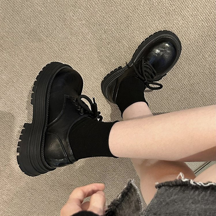 Damen moderne Schnürschuhe mit robuster Gummisohle und strapazierfähigem Obermaterial R&B - Image 2