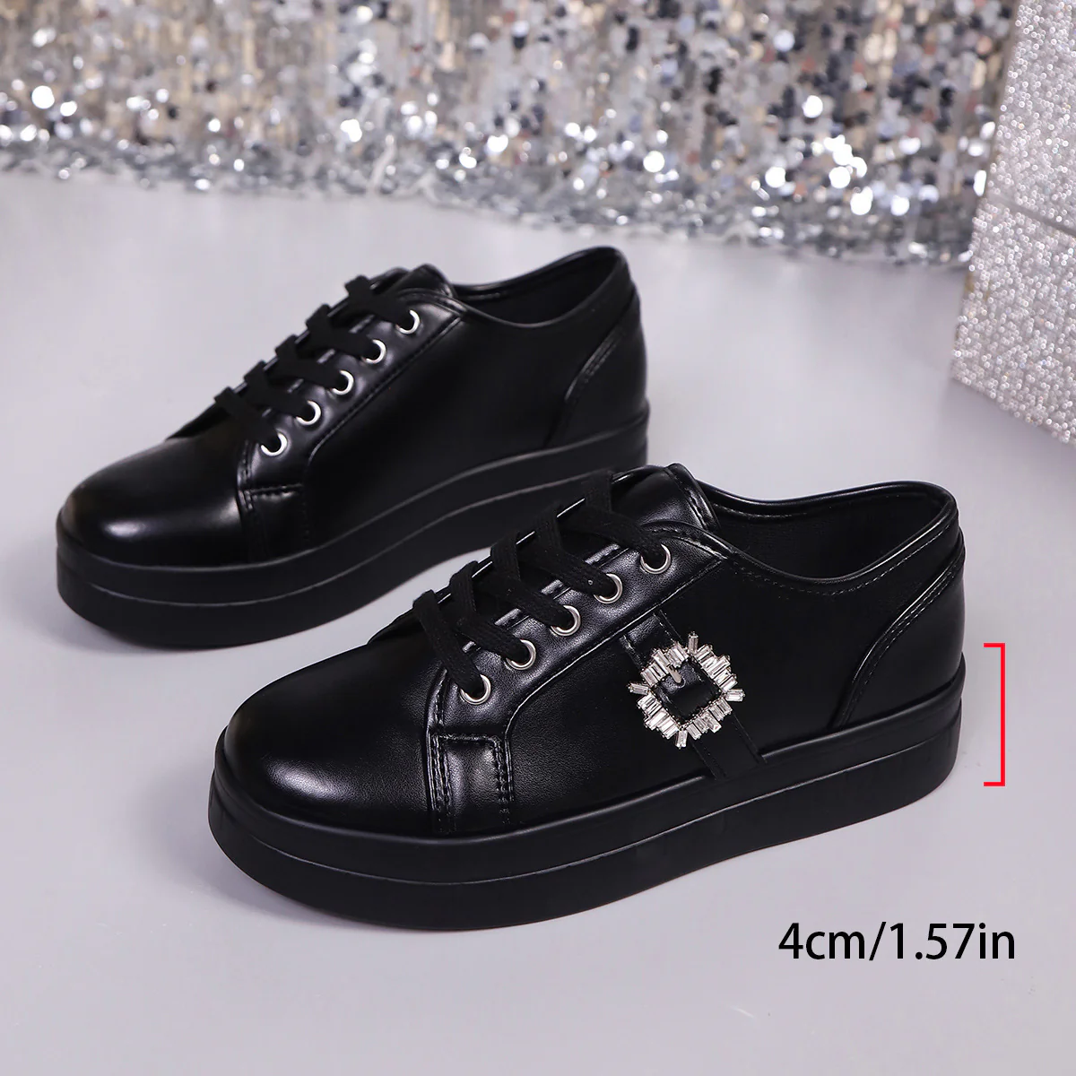 Damen modische Sneaker mit dekorativem Anhänger und bequemem Geleinlage R&B - Image 7