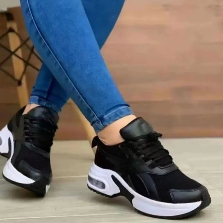 Damen modische Sneakers mit dämpfender Air-Sohle und atmungsaktiver Obermaterialstruktur R&B - Image 6