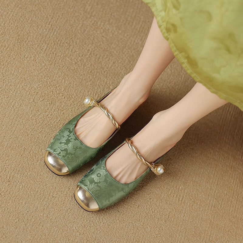 Damen modische Ballerinas mit dekorativem Riemchen und weicher Innensohle R&B - Image 3