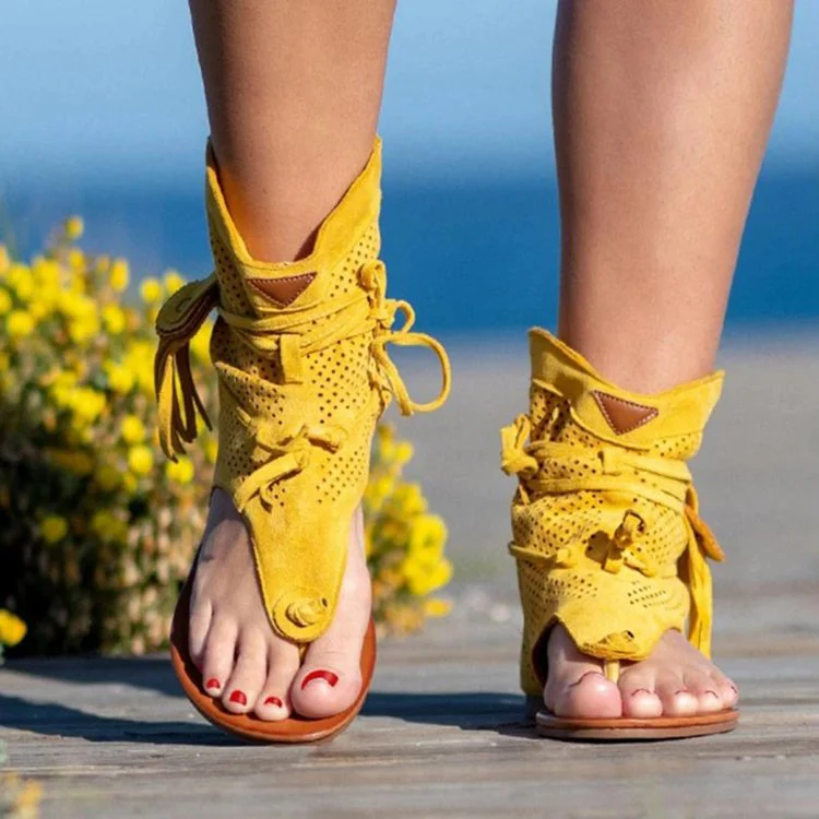 Damen modische Clogs mit atmungsaktiver Perforation und trendiger Schnürung R&B - Image 3