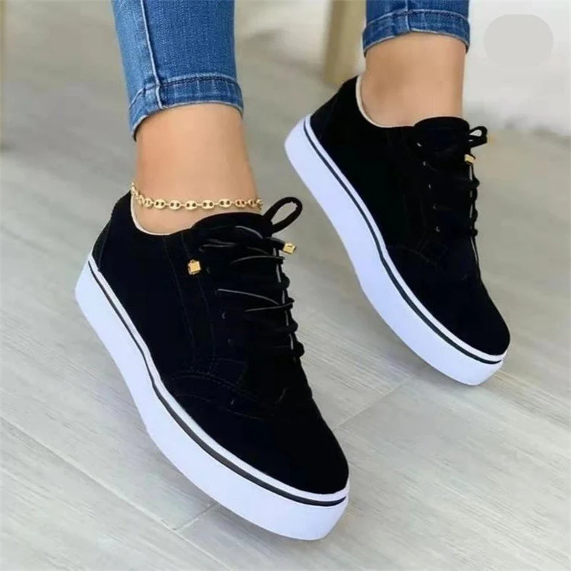 Damen modische Freizeitsneaker mit rutschfester Sohle und atmungsaktivem Obermaterial R&B - Image 5