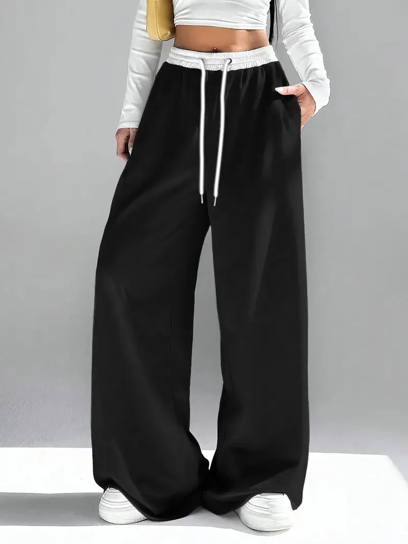 Damen Modische Freizeithose mit auffälligem Print und elastischem Bund R&B - Image 10