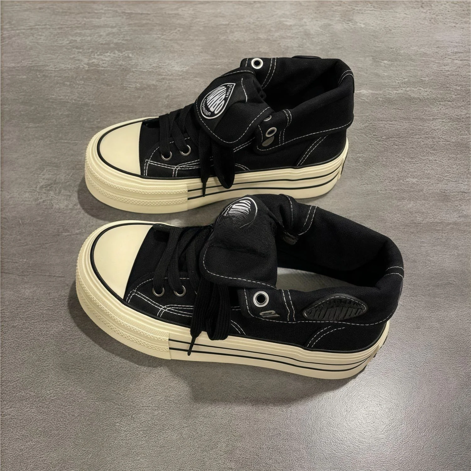 Damen Modische High-Top Sneakers mit verstärktem Profil und komfortablem Knöchelbereich R&B - Image 6