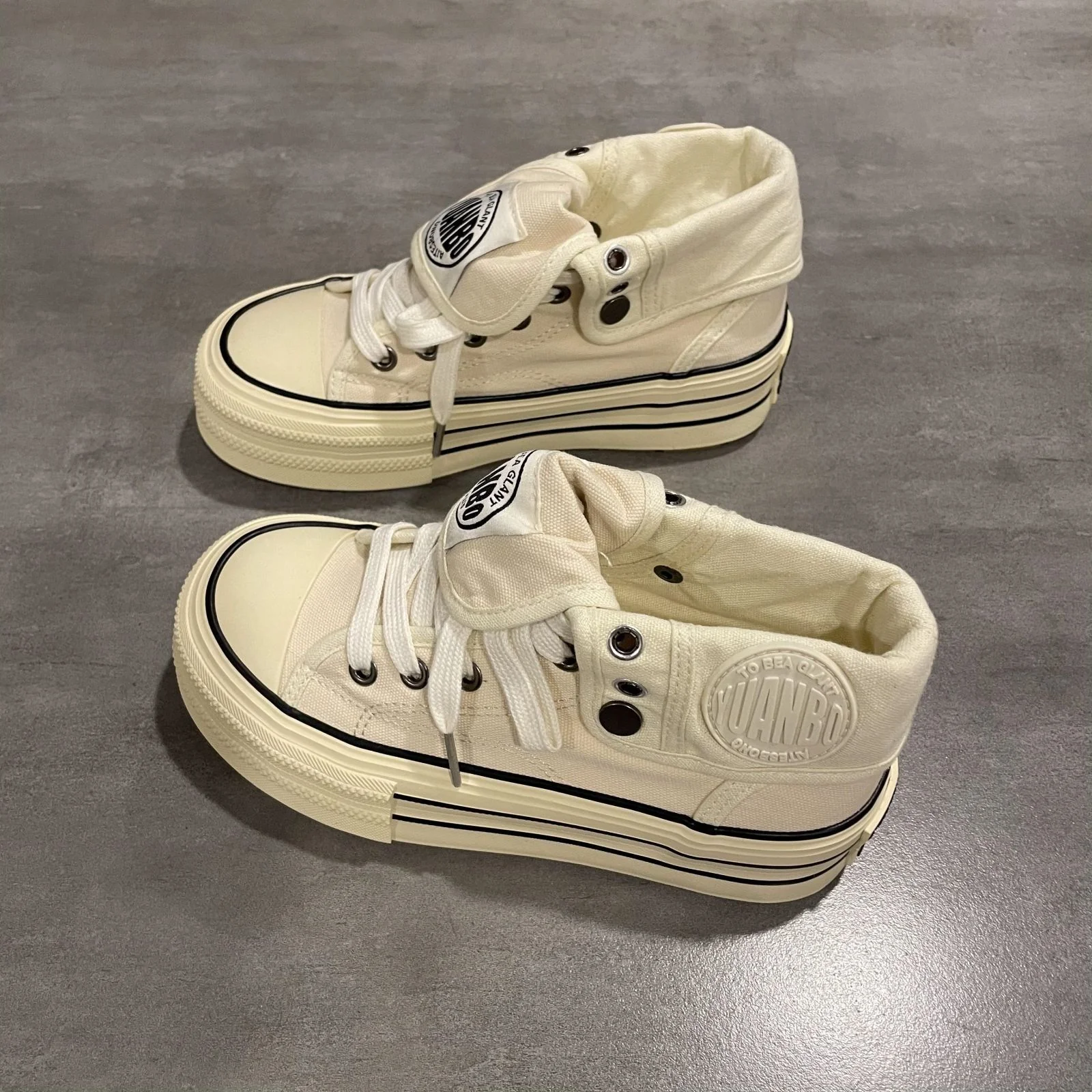Damen Modische High-Top Sneakers mit verstärktem Profil und komfortablem Knöchelbereich R&B - Image 7