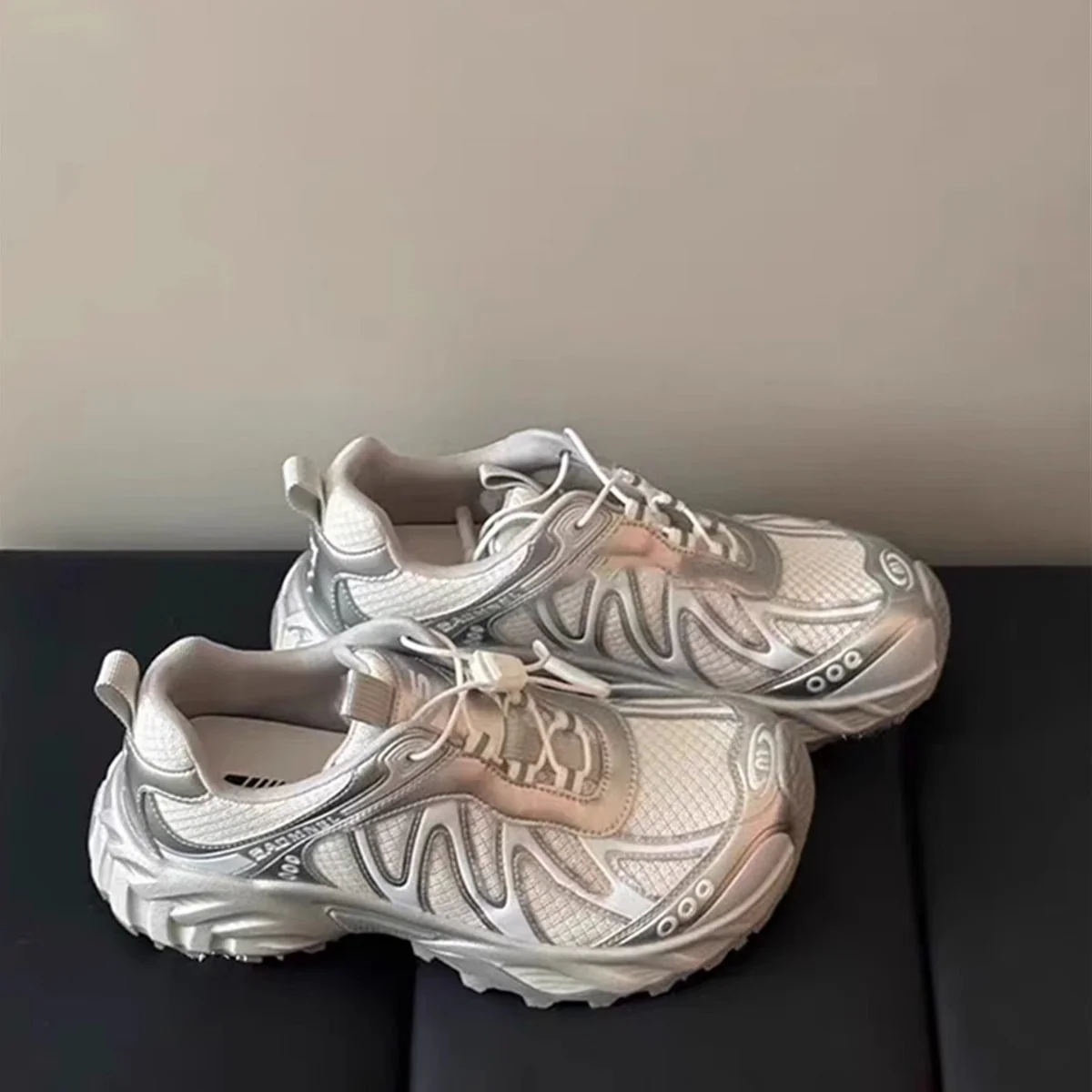 Damen modische Laufschuhe mit stoßdämpfender Sohle und atmungsaktivem Obermaterial R&B - Image 4