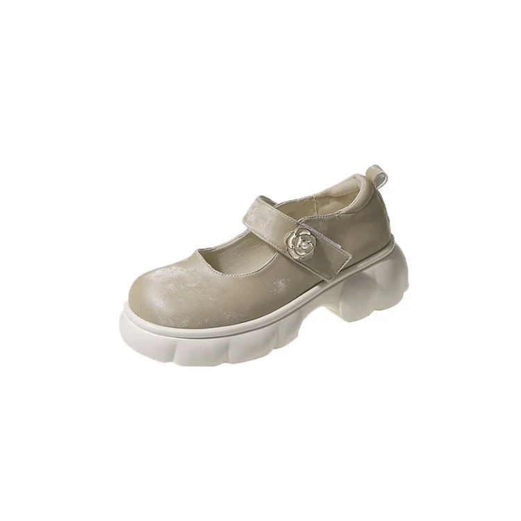 Damen modische Mary Jane Schuhe mit dekorativer Schnalle und komfortabler Sohle R&B - Image 5