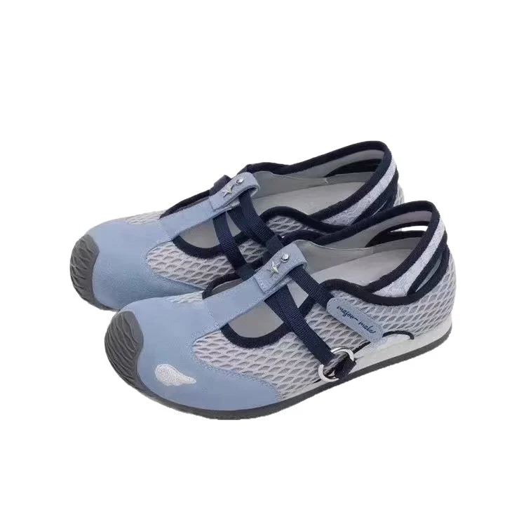 Damen modische Mesh-Laufschuhe mit innovativem Schnürsystem und rutschfester Sohle R&B - Image 5