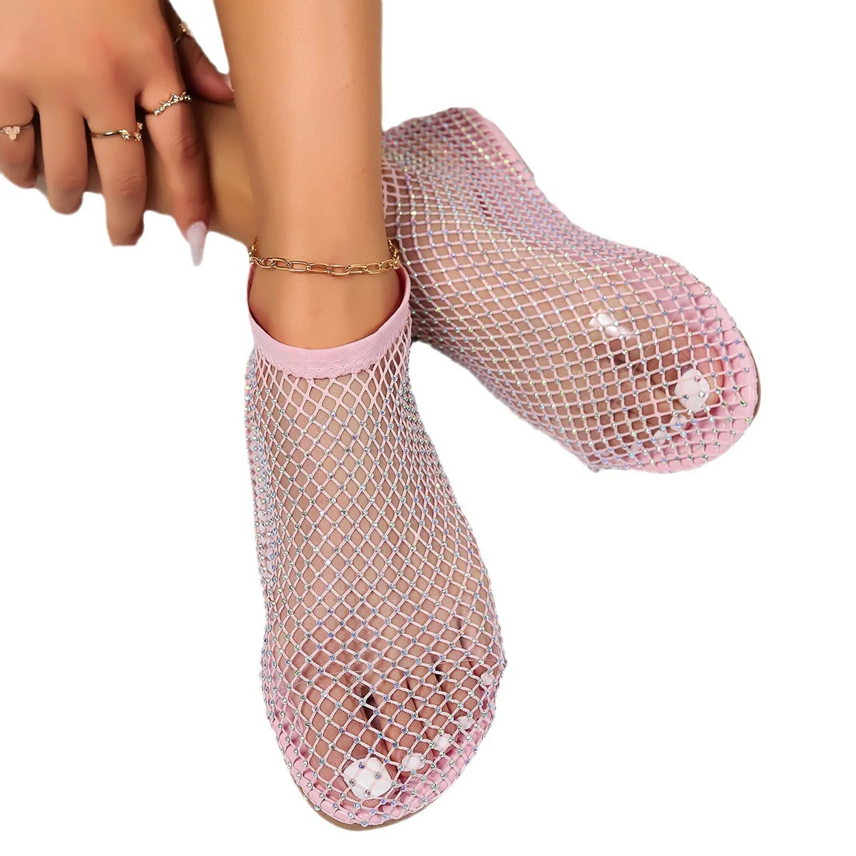 Damen modische Netzsandalen mit rutschfester Sohle und bequemer Passform R&B - Image 5