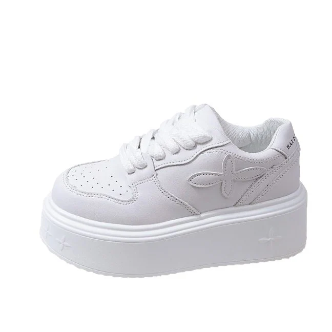 Damen modische Plateau-Sneaker mit dämpfender Sohle und atmungsaktivem Obermaterial R&B - Image 5