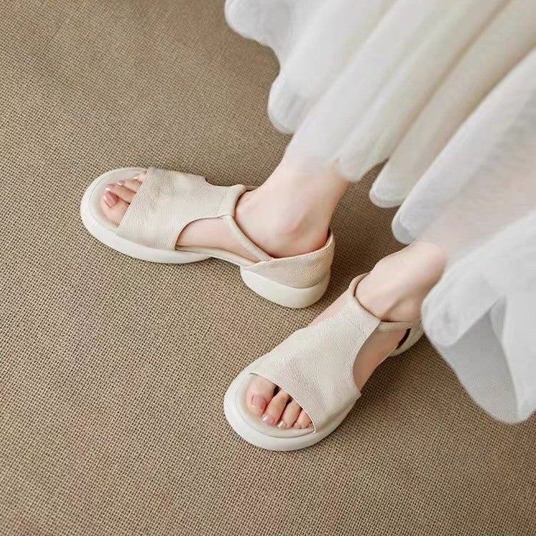Damen modische Sandalen mit ergonomischem Fußbett und rutschfester Sohle R&B - Image 3