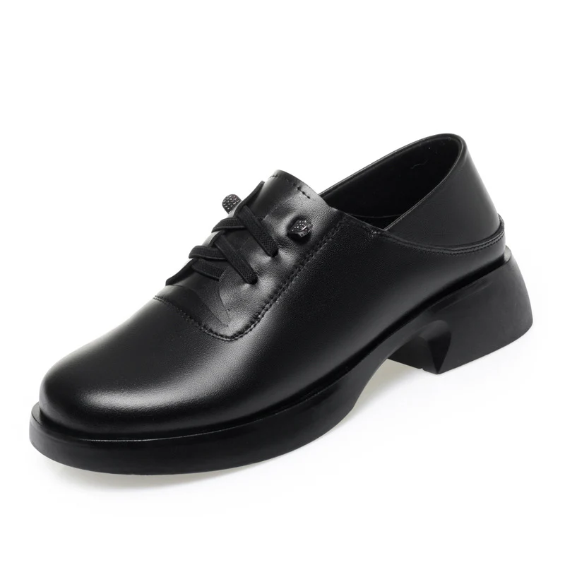 Damen Modische Schnürschuhe mit elegantem Absatz und atmungsaktivem Obermaterial R&B - Image 6