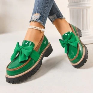 Damen modische Schnürschuhe mit großer Schleife Heidi-Mode - Image 14