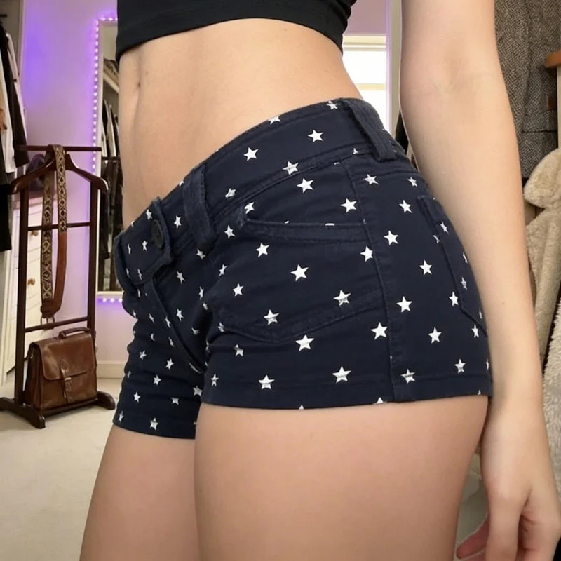 Damen Modische Shorts mit Sternenmuster und praktischem Schnitt R&B - Image 3