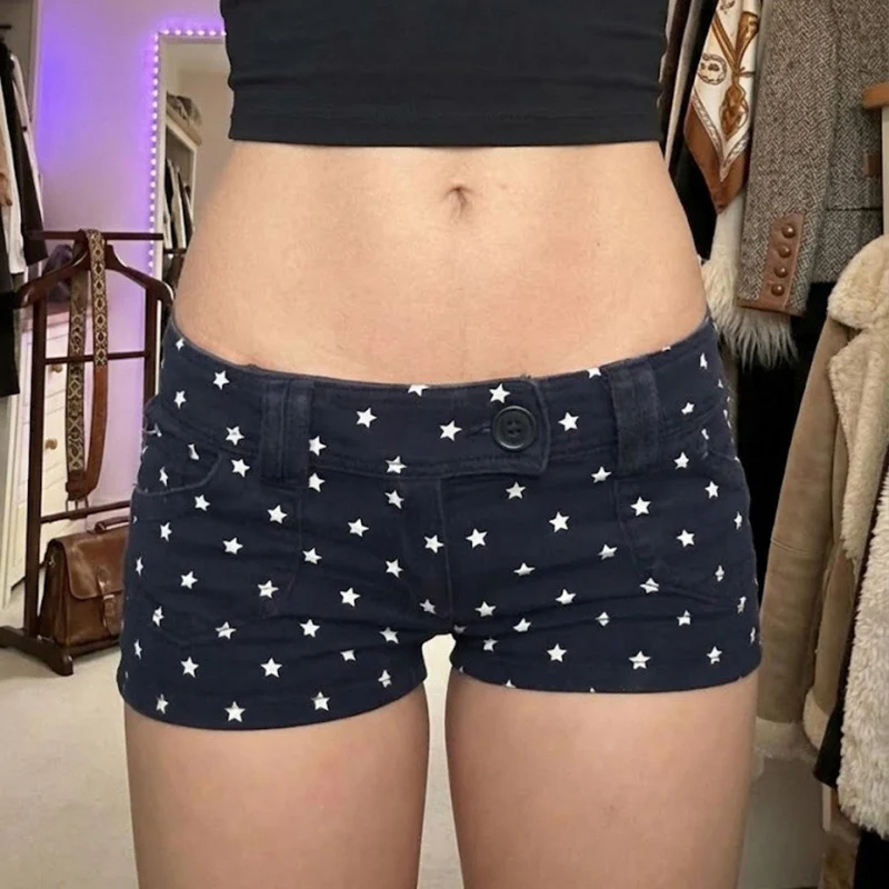 Damen Modische Shorts mit Sternenmuster und praktischem Schnitt R&B - Image 6