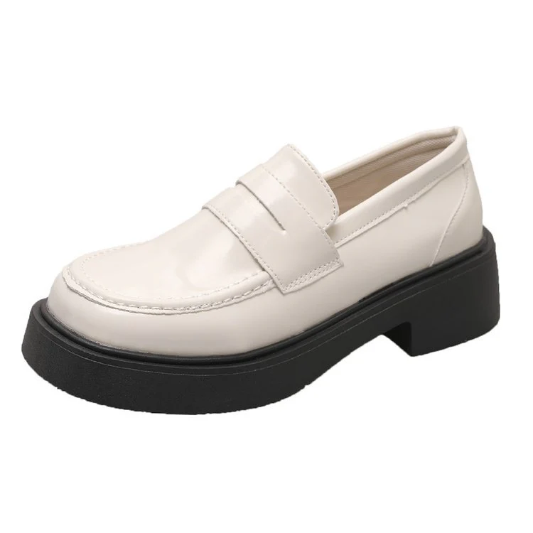 Damen modische Slip-On Loafer mit robustem Sohlenprofil und eleganter Lederausstattung R&B - Image 5