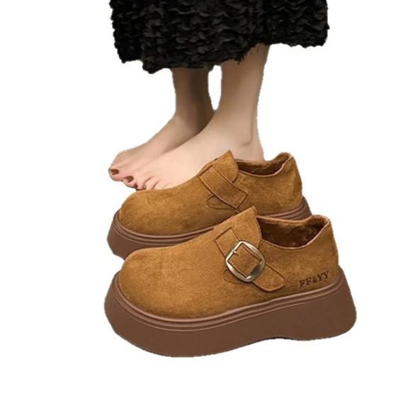 Damen modische Slipper mit bequemer Sohle und dekorativem Schnallenverschluss R&B - Image 5
