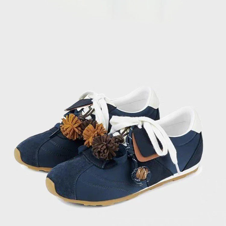Damen modische Sneaker mit Blumenapplikationen R&B - Image 2