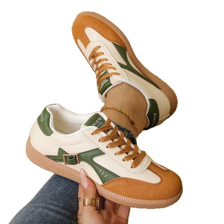 Damen modische Sneaker mit retro-inspiriertem Design und attraktiven Farbdetails Heidi-Mode - Image 5