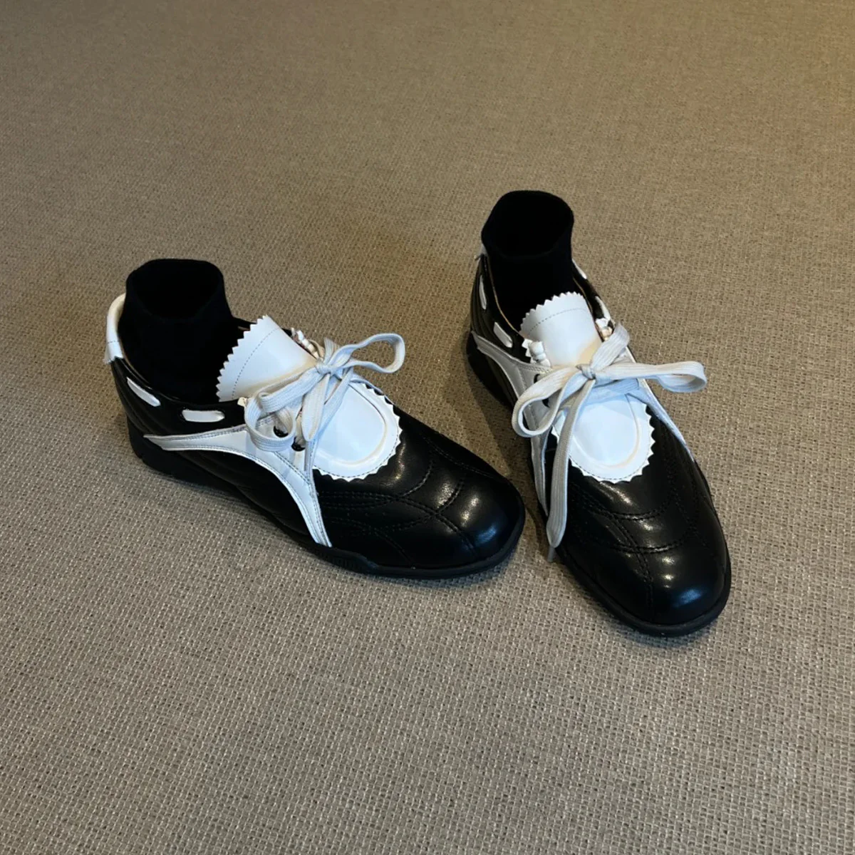 Damen modische Sneakers mit atmungsaktivem Obermaterial und rutschfester Sohle R&B - Image 7