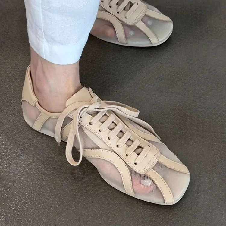 Damen modische Sneakers mit atmungsaktiver Mesh-Oberfläche und komfortabler Sohle R&B - Image 4