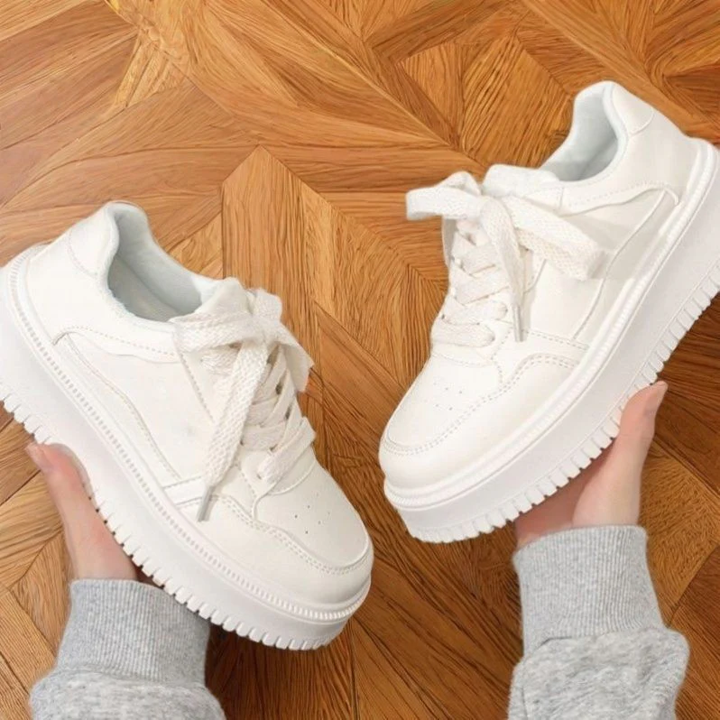Damen Modische Sneakers mit dicker Sohle und atmungsaktiver Oberflächenstruktur R&B - Image 6