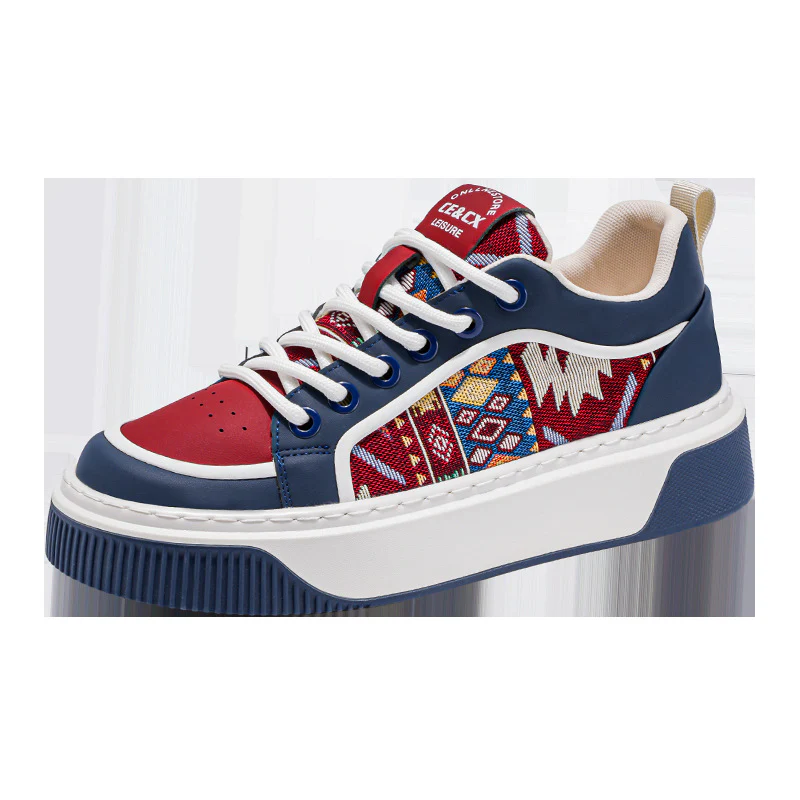 Damen modische Sneakers mit einzigartigem Ethno-Design und bequemer Plattformsohle R&B - Image 5