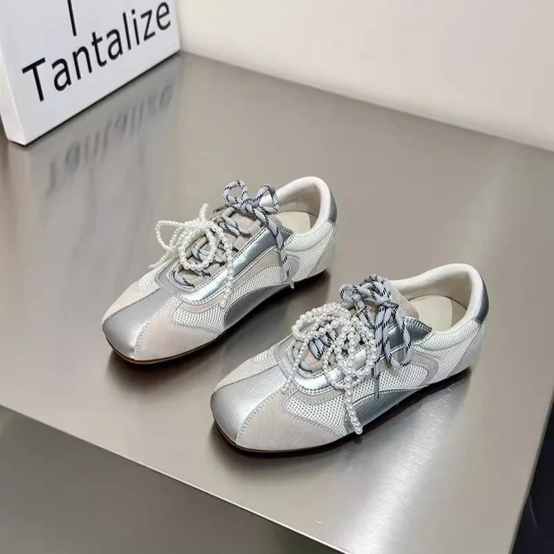 Damen modische Sneakers mit elegantem Sportdesign und hochwertigem Materialmix R&B - Image 2